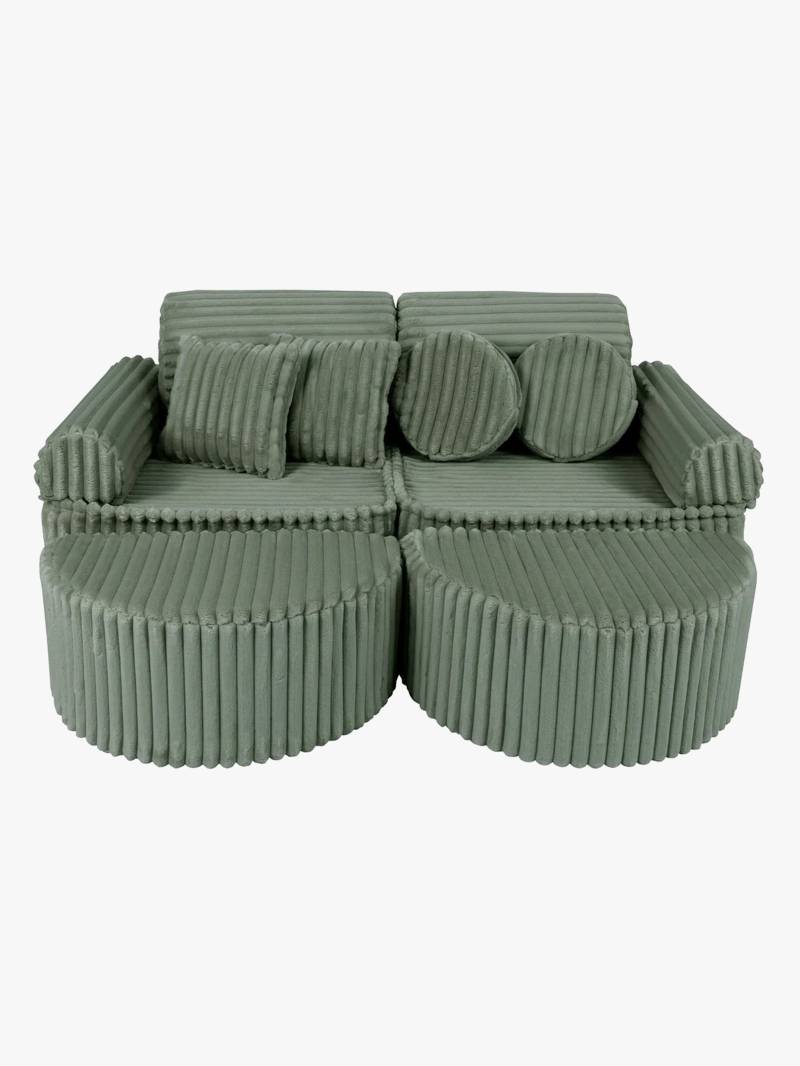 MeowBaby Churros Sofa Max, Olive Sage Green, Kindersofa, Kindercouch, Kinder von MeowBaby