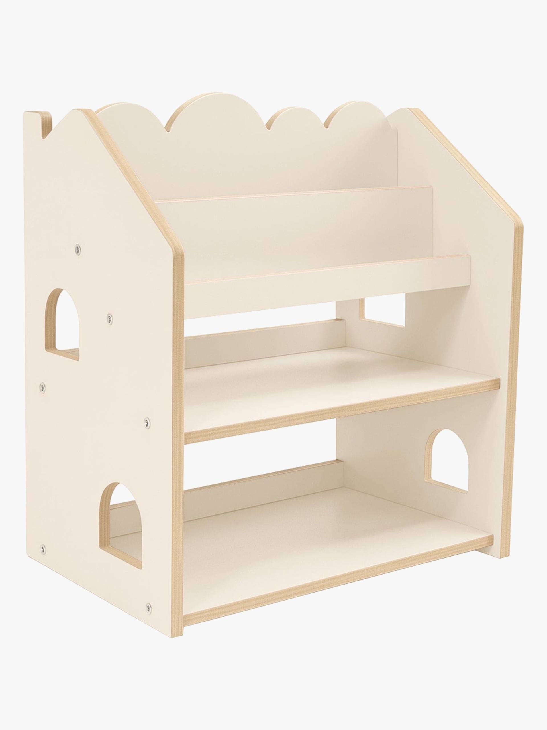 MeowBaby Wooden Bücherregal, Beige MeowBaby Wooden Bücherregal, Beige von MeowBaby