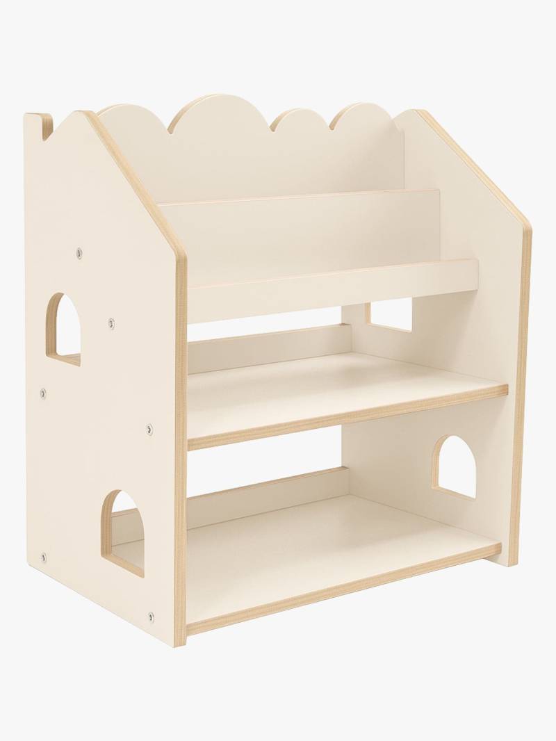 MeowBaby Wooden Bücherregal, Beige MeowBaby Wooden Bücherregal, Beige von MeowBaby