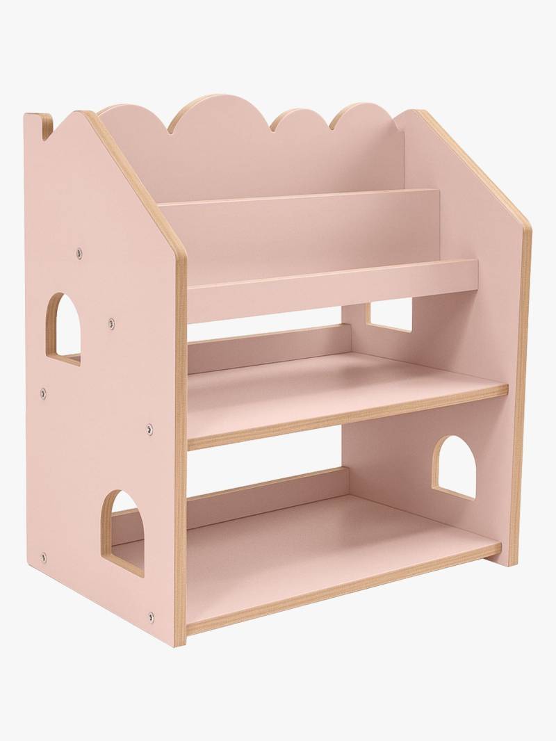 MeowBaby Wooden Bücherregal, Powder Pink MeowBaby Wooden Bücherregal, Powder Pink von MeowBaby
