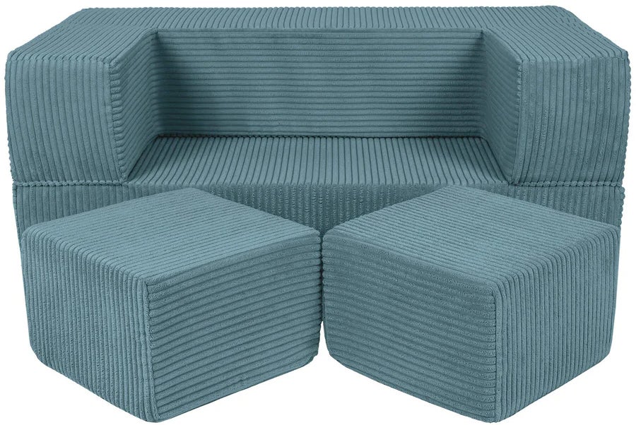 Meowbaby Play Aesthetic Cube Modul-Sofa, Türkis, Kindersofa, Kindercouch, Kinder Meowbaby Play Aesthetic Cube Modul-Sofa, Türkis, Kindersofa, Kindercouch, Kinder von MeowBaby