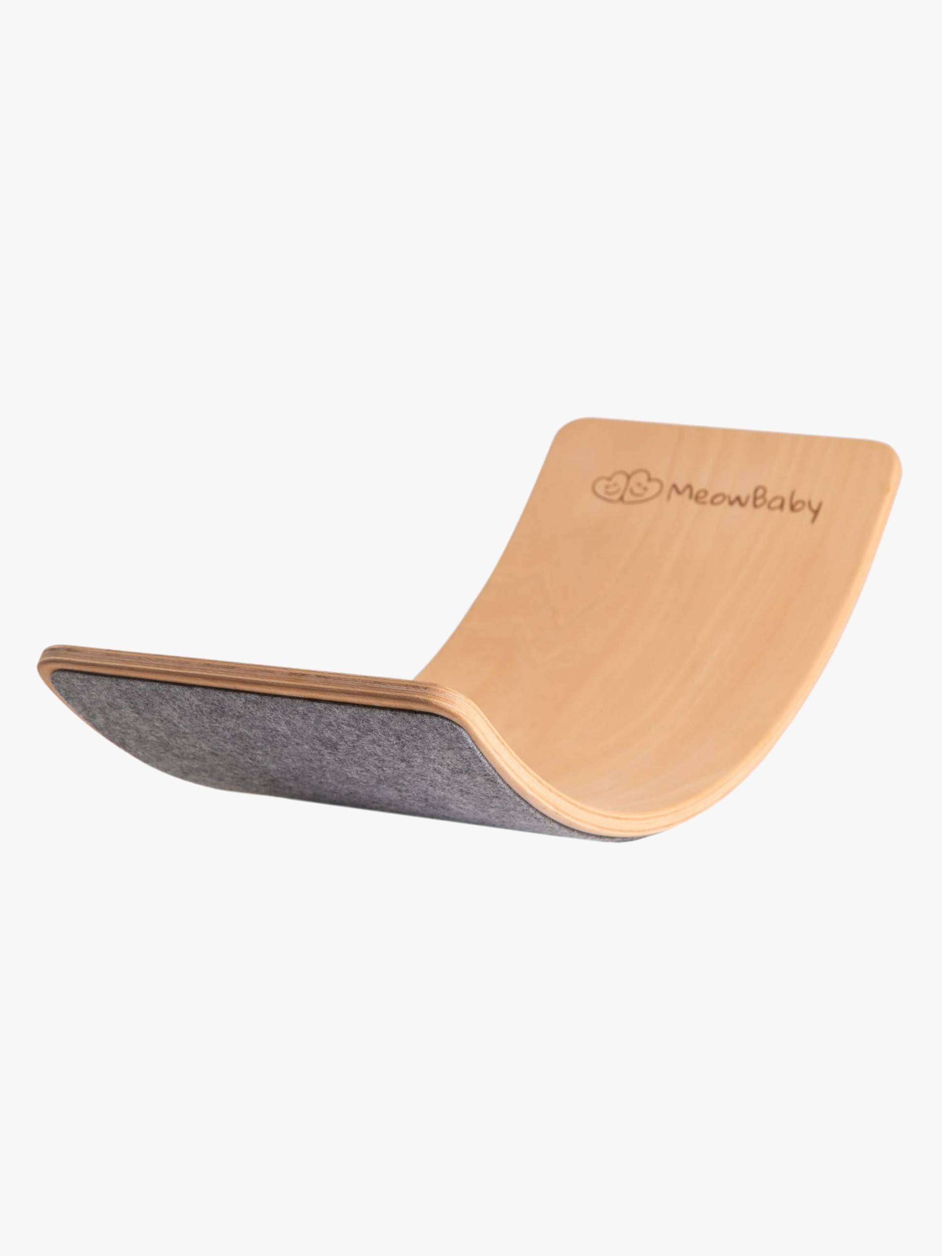 Meowbaby Balanceboard, Grau/Natur Meowbaby Balanceboard, Grau/Natur von MeowBaby