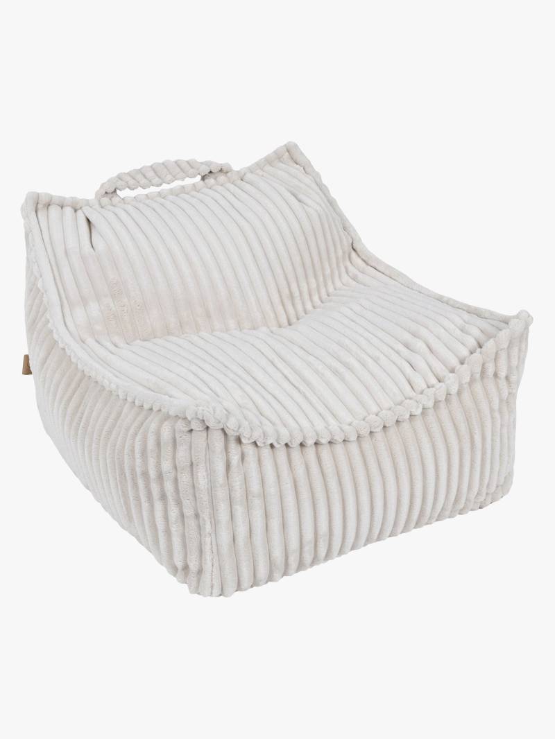 Meowbaby Churros Sitzsack, Cotton Candy White von MeowBaby