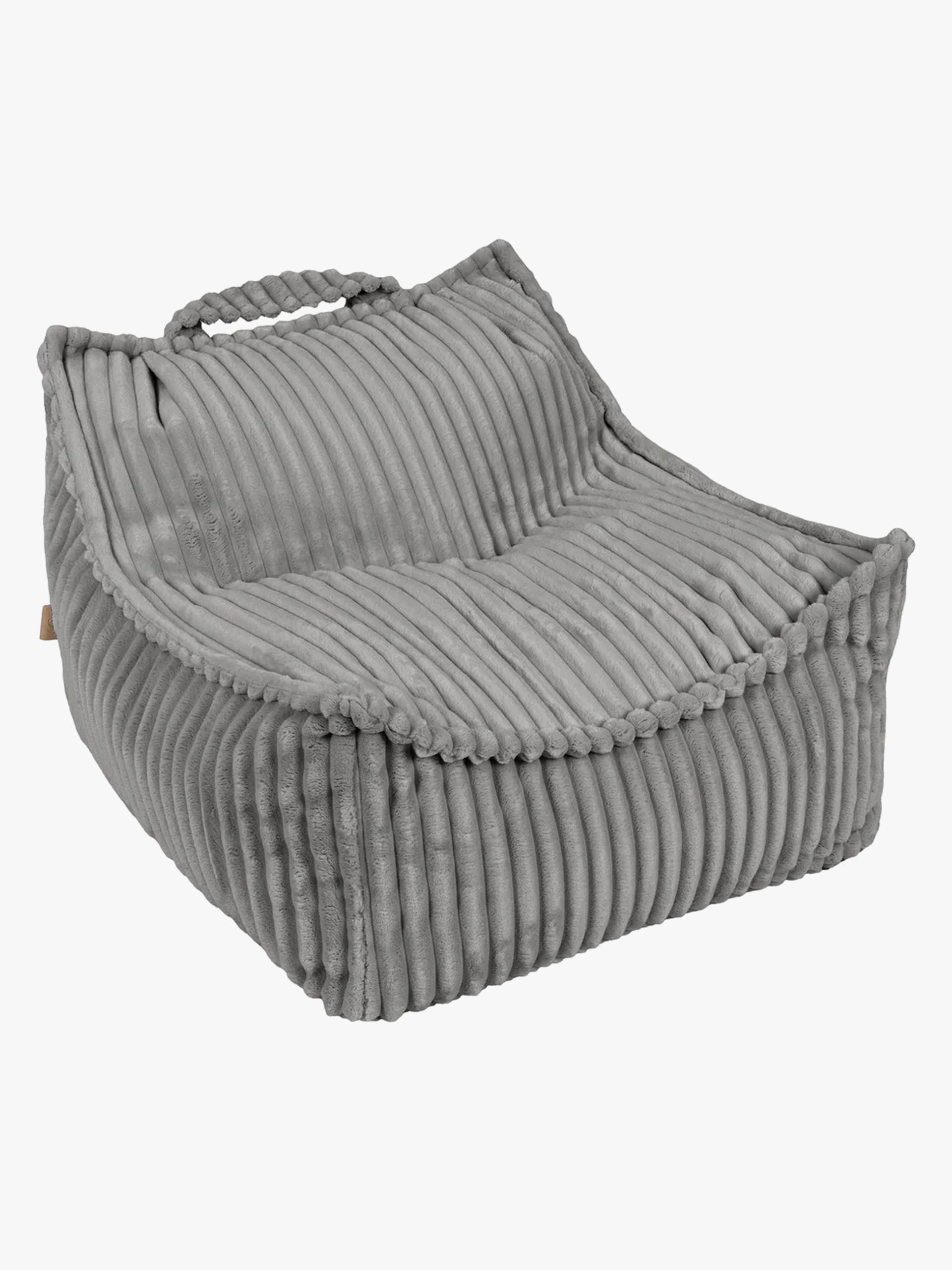 Meowbaby Churros Sitzsack, Moondust Grey von MeowBaby