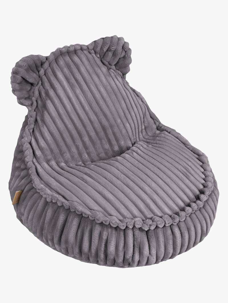 Meowbaby Churros Sitzsack Teddy, Jurassic Grey von MeowBaby