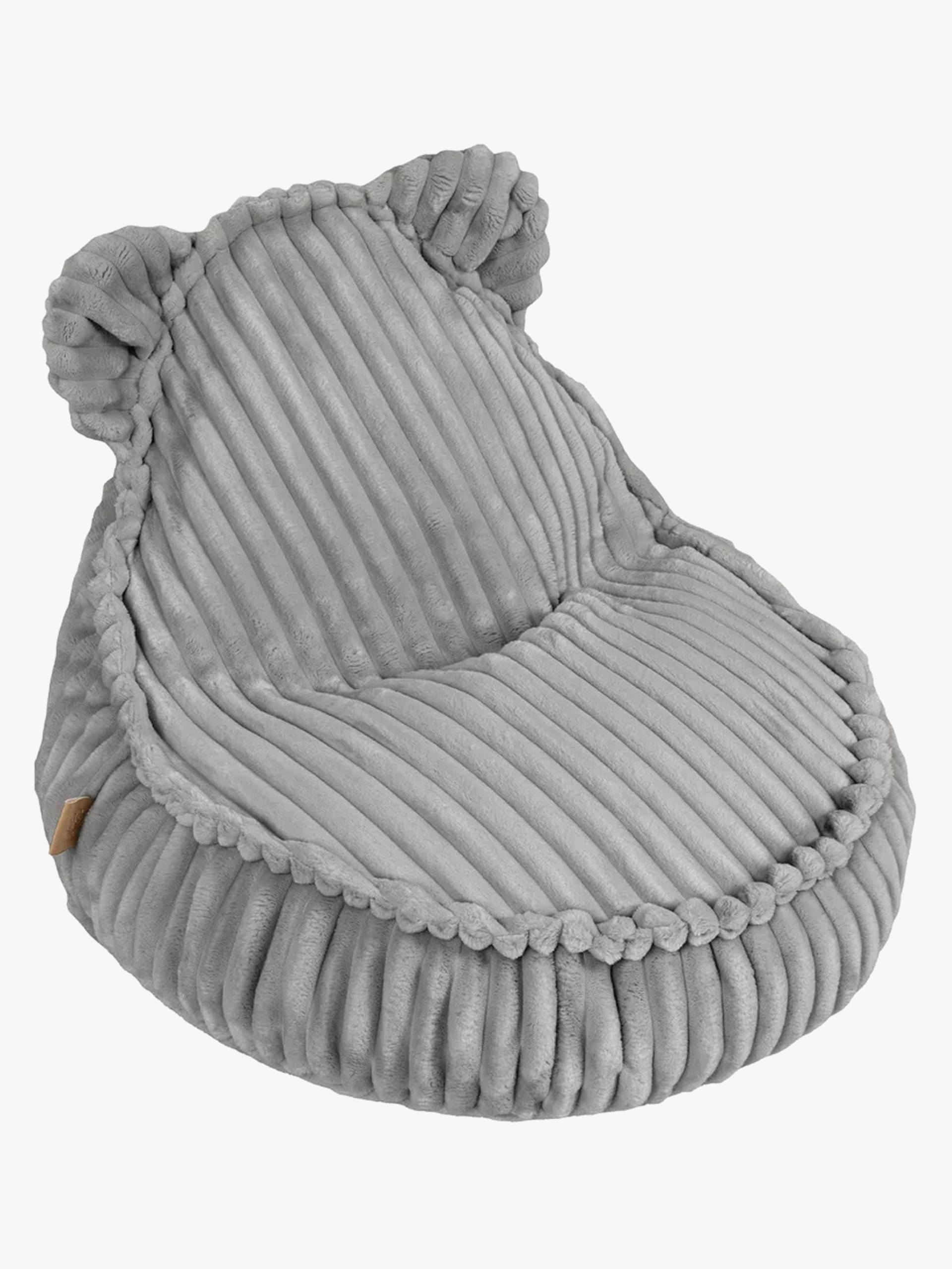 Meowbaby Churros Sitzsack Teddy, Moonstone Grey von MeowBaby