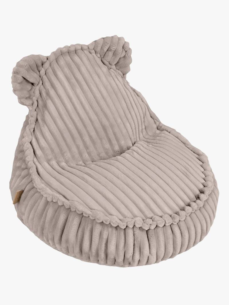 Meowbaby Churros Sitzsack Teddy, Pebble Beige von MeowBaby