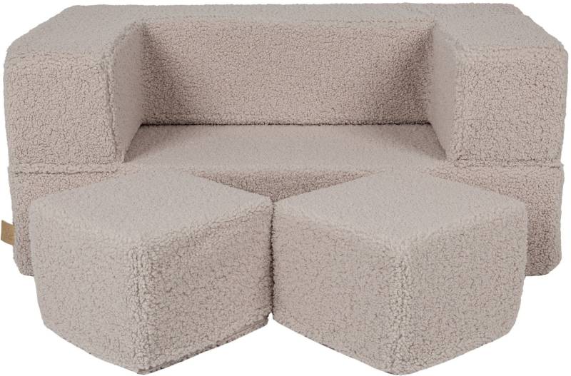 Meowbaby Play Bearly Cube Modul-Sofa, Hellgrau, Kindersofa, Kindercouch, Kinder von MeowBaby