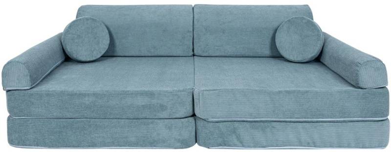 Meowbaby Play Slimcord Modul-Sofa, Türkis, Kindersofa, Kindercouch, Kinder von MeowBaby