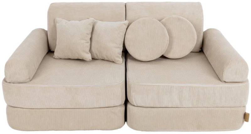 Meowbaby Play Pocket Modul-Sofa, Ecru, Kindersofa, Kindercouch, Kinder von MeowBaby