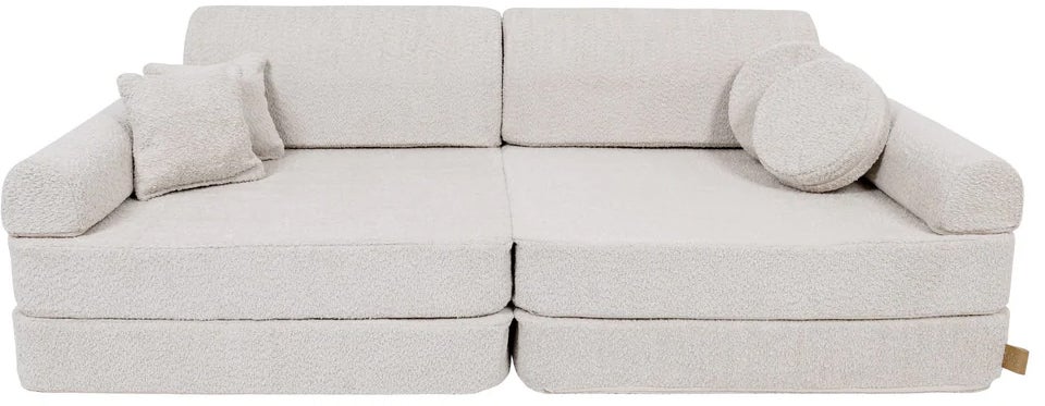 Meowbaby Play Premium Boucle Modul-Sofa, Champagne Ecru, Kindersofa, Kindercouch, Kinder von MeowBaby