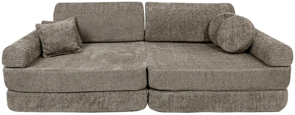 Meowbaby Play Premium Boucle Modul-Sofa, Tan Beige, Kindersofa, Kindercouch, Kinder von MeowBaby