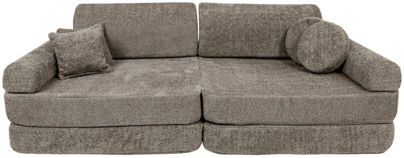 Meowbaby Play Premium Boucle Modul-Sofa, Tan Beige, Kindersofa, Kindercouch, Kinder von MeowBaby