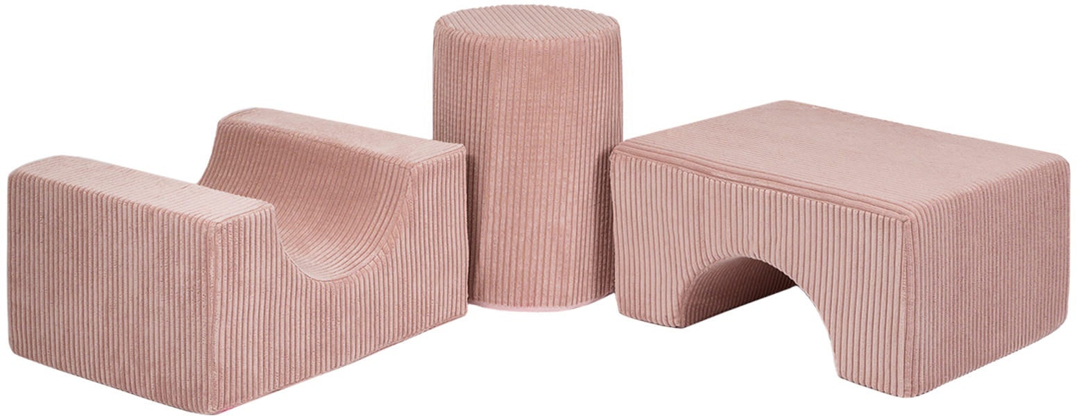 Meowbaby Shape Set 3 Elemente, Powder Pink Meowbaby Shape Set 3 Elemente, Powder Pink von MeowBaby