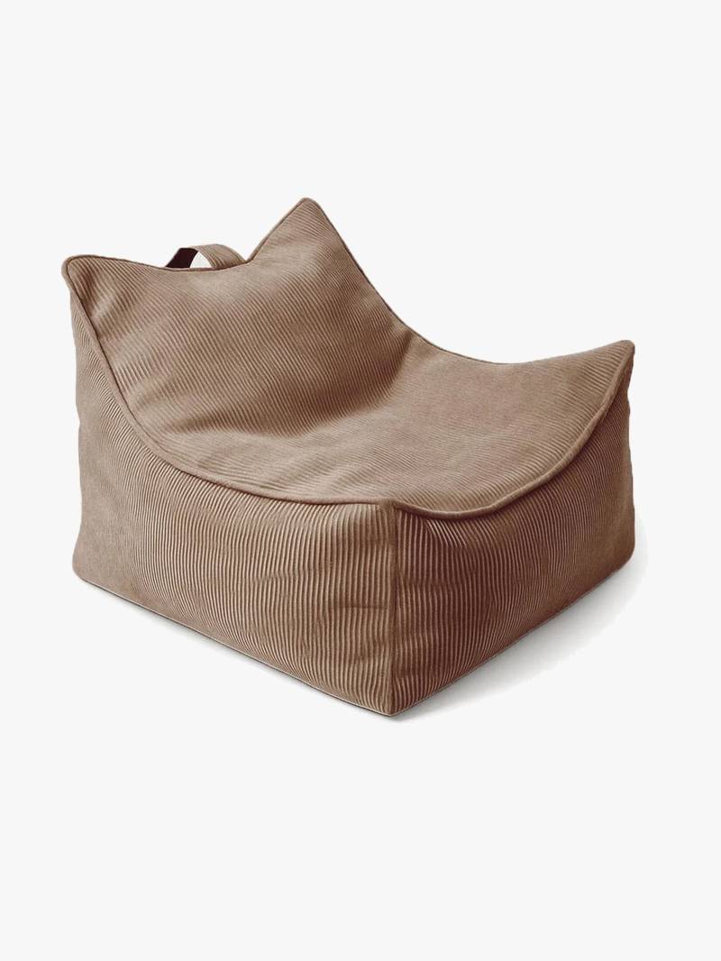 Meowbaby Slimcord Sitzsack Teddy, Brown von MeowBaby