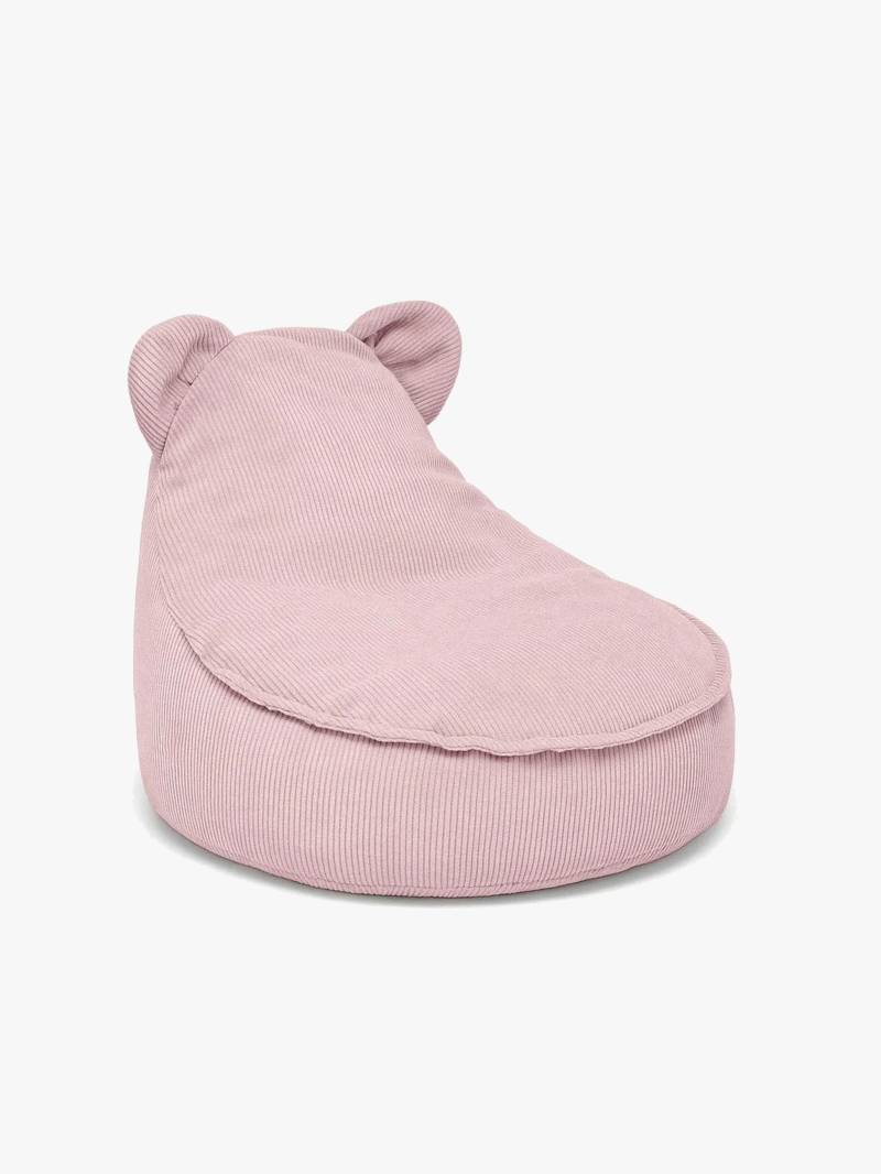 Meowbaby Slimcord Sitzsack Teddy, Pink von MeowBaby