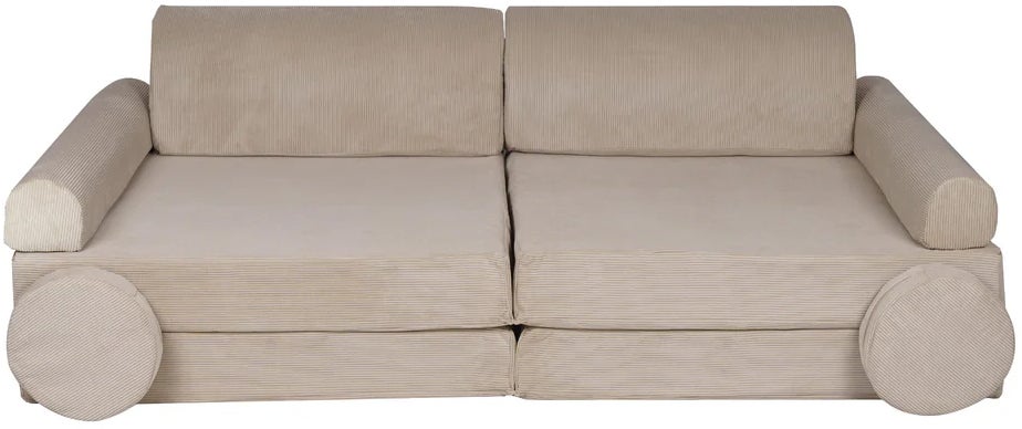 Meowbaby Play Slimcord Modul-Sofa, Ecru, Kindersofa, Kindercouch, Kinder Meowbaby Play Slimcord Modul-Sofa, Ecru, Kindersofa, Kindercouch, Kinder von MeowBaby
