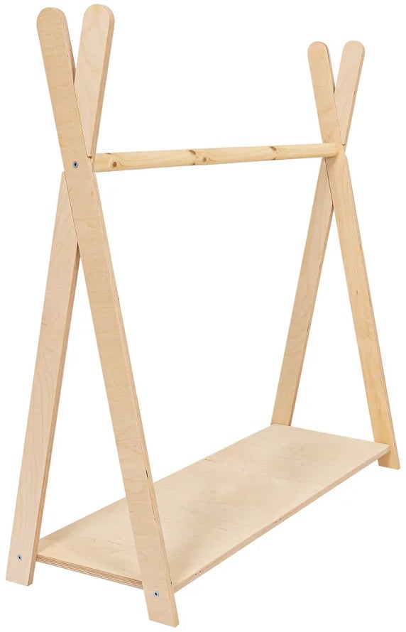 Meowbaby Tipi Kleiderständer L, Natur, Kinderzimmerschrank, Kinderzimmer Meowbaby Tipi Kleiderständer L, Natur, Kinderzimmerschrank, Kinderzimmer von MeowBaby