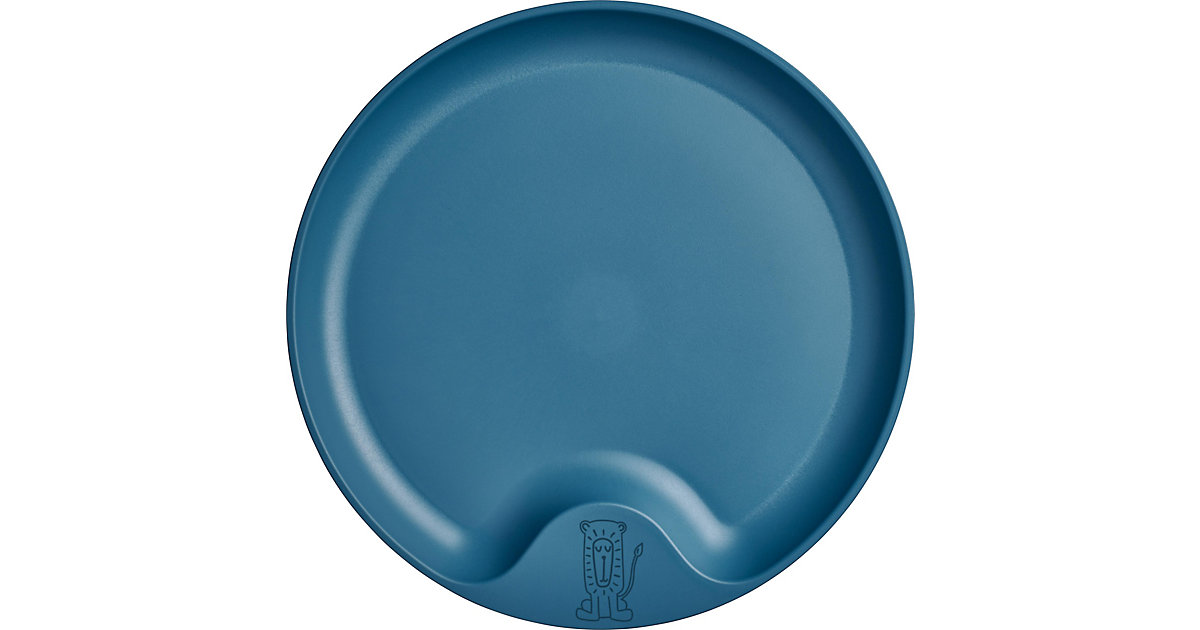 Kinderteller MIO Löwe deep blue, ⌀ 22 cm blau von Mepal