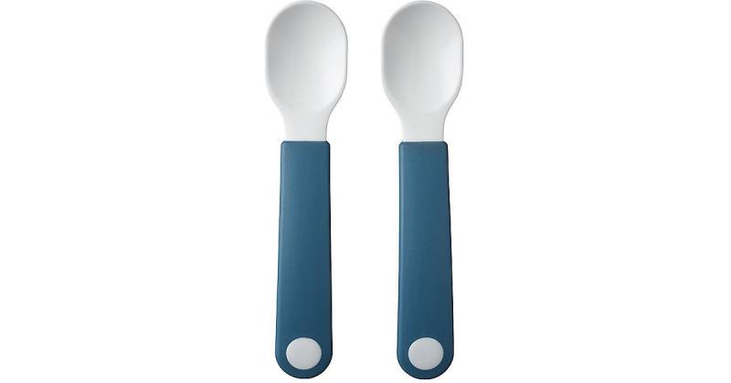 Kinderlöffel Lernlöffel MIO deep blue, 2 Stück dunkelblau von Mepal