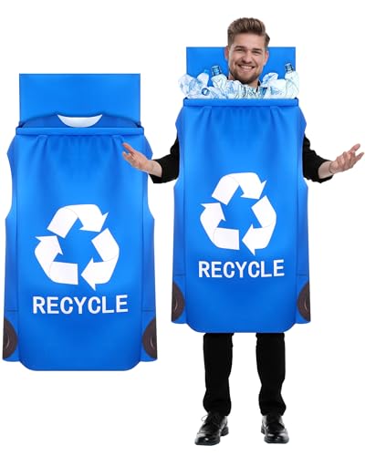 Mepase Blaues Halloween-Kostüm für Herren und Damen, für Erwachsene, Einheitsgröße, für Party, Cosplay von Mepase