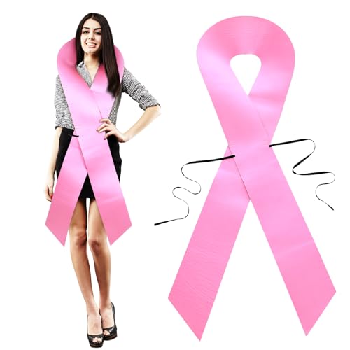 Mepase Brustkrebs-Bewusstseins-Kostüm für Damen, rosa Schleifennadeln, Kostüm für Wohltätigkeitsorganisationen, Events, Überlebende, Kampagne, Krebskämpfer von Mepase