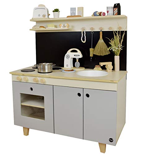 Meppi Kinderküche Malmö, Natur-grau/Spielküche aus Holz/Küche für Kinder Meppi Kinderküche Malmö, Natur-grau/Spielküche aus Holz/Küche für Kinder von Meppi