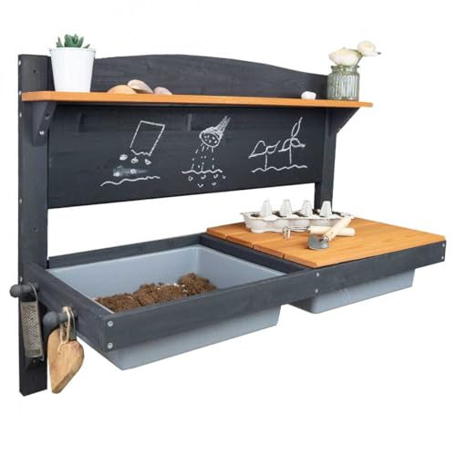 Meppi Matschküche Wand aus Holz für Terrasse und Garten - Outdoorküche für Kinder Meppi Matschküche Wand aus Holz für Terrasse und Garten - Outdoorküche für Kinder von Meppi