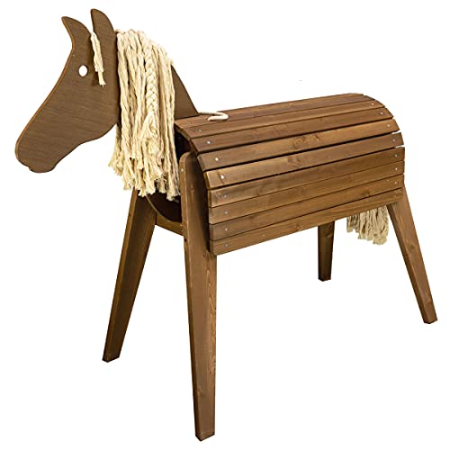 Meppi Outdoor-Pferd für den Garten - Holzpferd für Kinder aus wetterfestem Holz Meppi Outdoor-Pferd für den Garten - Holzpferd für Kinder aus wetterfestem Holz von Meppi