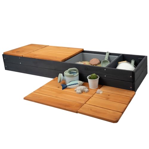 Meppi Sandkasten/Bank aus Holz für Terrasse und Balkon - Schmale Sandkiste für Kinder Meppi Sandkasten/Bank aus Holz für Terrasse und Balkon - Schmale Sandkiste für Kinder von Meppi