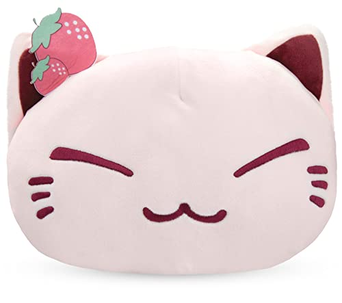 Meralens Nemu Neko Super Soft Mocchi Erdbeer Rosa Manga Anime Otaku Kawaii Stofftier Plüschtier Plush Cat Original aus Japan von Meralens