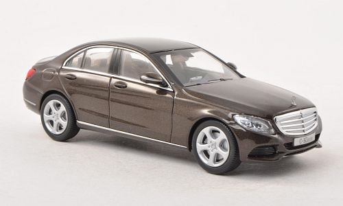 Mercedes C-Klasse (W205), met.-braun, 2014, Modellauto, Fertigmodell, Norev 1:43 von Mercedes