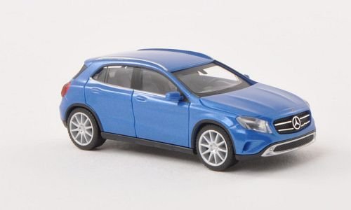 Mercedes GLA-Klasse (X156), met.-blau , Modellauto, Fertigmodell, Herpa 1:87 von Mercedes-Benz
