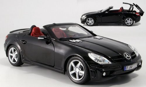 Mercedes SLK 55 AMG (R 171), schwarz , Modellauto, Fertigmodell, Motormax 1:18 von Mercedes
