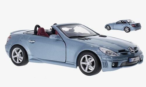 Mercedes SLK 55 AMG (R 171), silber , Modellauto, Fertigmodell, Motormax 1:18 von Mercedes-Benz