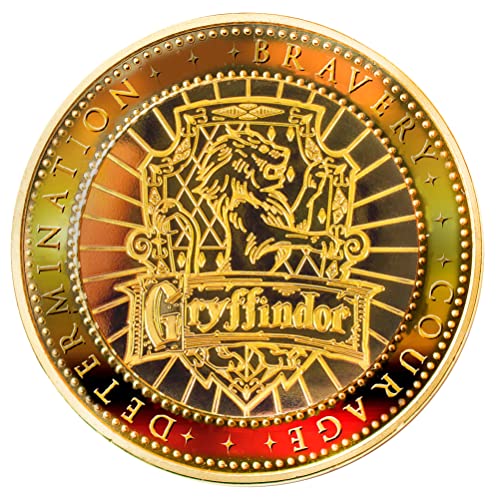 Merchoid Harry Potter Collection: Gryffindor limitierte Auflage, individuell nummeriert, goldfarben, Sammelmünze, Serie 1 Nummer 1 Merchoid Harry Potter Collection: Gryffindor limitierte Auflage, individuell nummeriert, goldfarben, Sammelmünze, Serie 1 Nummer 1 von Merchoid