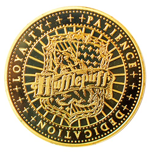 Merchoid Harry-Potter-Kollektion: Hufflepuff, limitierte Auflage, einzeln nummeriert, goldfarbene Sammelmünze, Serie 1, Nummer 4 Merchoid Harry-Potter-Kollektion: Hufflepuff, limitierte Auflage, einzeln nummeriert, goldfarbene Sammelmünze, Serie 1, Nummer 4 von Merchoid
