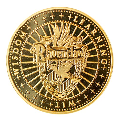 Merchoid Harry-Potter-Kollektion: Ravenclaw, limitierte Auflage, einzeln nummeriert, goldfarbene Sammelmünze, Serie 1, Nummer 3 Merchoid Harry-Potter-Kollektion: Ravenclaw, limitierte Auflage, einzeln nummeriert, goldfarbene Sammelmünze, Serie 1, Nummer 3 von Merchoid