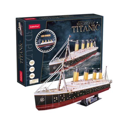 Mercier Puzzle Titanic führte 3D-Kubikspaß von Mercier