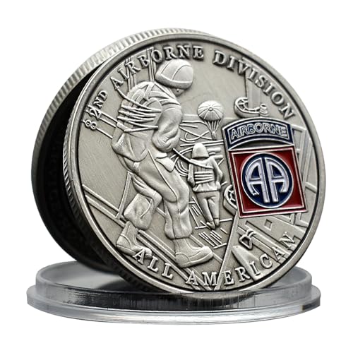 American 82nd Airborne Division Herausforderung Münze Metall Handwerk Militär Gedenkmünze Sammlung Geschenk American 82nd Airborne Division Herausforderung Münze Metall Handwerk Militär Gedenkmünze Sammlung Geschenk von Mercollection