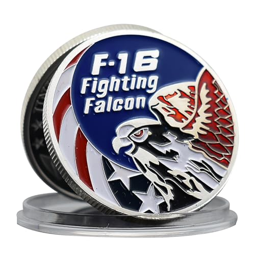 F-16 Fighter Challenge Coin US Air Force Fighting Falcon Fighter Gedenkmünze Sammlung Geschenk F-16 Fighter Challenge Coin US Air Force Fighting Falcon Fighter Gedenkmünze Sammlung Geschenk von Mercollection