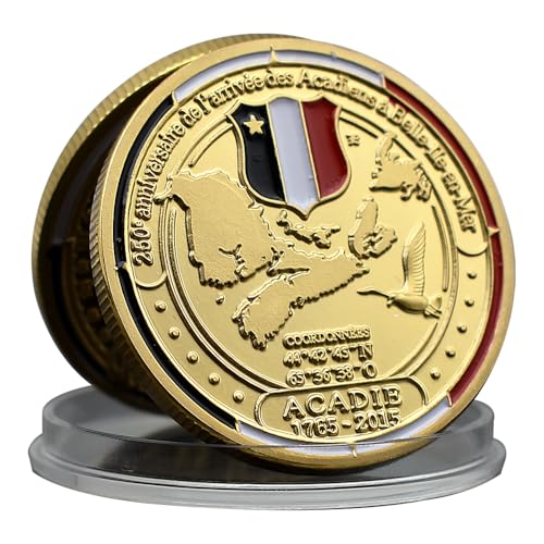 Frankreich Bretagne Challenge Coin Acadie 1976-2015 Metallmedaille mit Kunststoffkoffer Kunst Handwerk Souvenir Frankreich Bretagne Challenge Coin Acadie 1976-2015 Metallmedaille mit Kunststoffkoffer Kunst Handwerk Souvenir von Mercollection