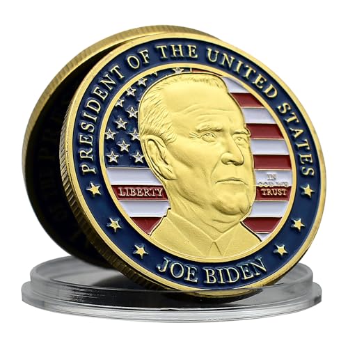 Joe Biden Gedenkmünze Metal Crafts Präsident der Vereinigten Staaten Herausforderung Münze Sammlung Fans Geschenk Joe Biden Gedenkmünze Metal Crafts Präsident der Vereinigten Staaten Herausforderung Münze Sammlung Fans Geschenk von Mercollection