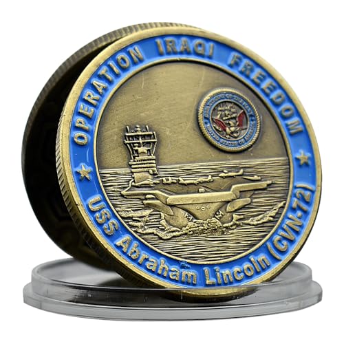 Operation Iraqi Freedom Challenge Coin USS Abraham Lincoln Saint George Copper Coin Collection Gift Operation Iraqi Freedom Challenge Coin USS Abraham Lincoln Saint George Copper Coin Collection Gift von Mercollection