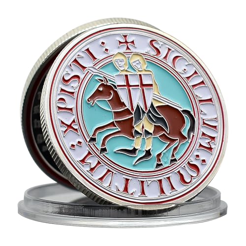 Tempelritter Herausforderung Münze Metall Relief Handwerk Kreuz Gedenkmedaillon Kollektion Tempelritter Herausforderung Münze Metall Relief Handwerk Kreuz Gedenkmedaillon Kollektion von Mercollection