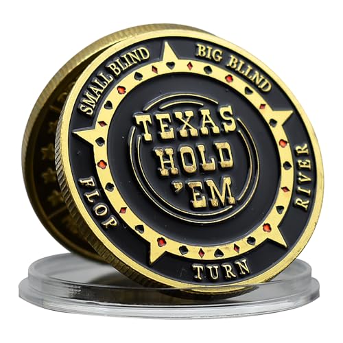 Texas Holdem Card Presser Gedenkmünze Metall Medaille Chips Glücksmünze Sammlung Geschenk Texas Holdem Card Presser Gedenkmünze Metall Medaille Chips Glücksmünze Sammlung Geschenk von Mercollection