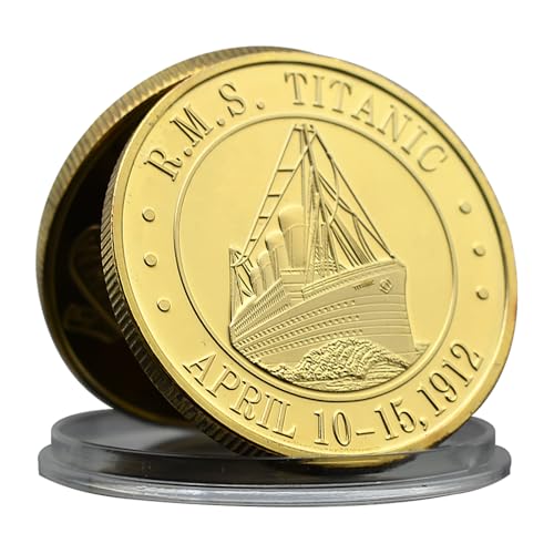 Titanic Challenge Coin Metal RMS Crafts Gedenkmedaillon Sammlerstück Titanic Challenge Coin Metal RMS Crafts Gedenkmedaillon Sammlerstück von Mercollection