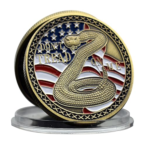 U.S. Constitution The Second Amendment Gedenkmünze Don't Tread on Me Cobra Challenge Coin Collection Geschenk U.S. Constitution The Second Amendment Gedenkmünze Don't Tread on Me Cobra Challenge Coin Collection Geschenk von Mercollection