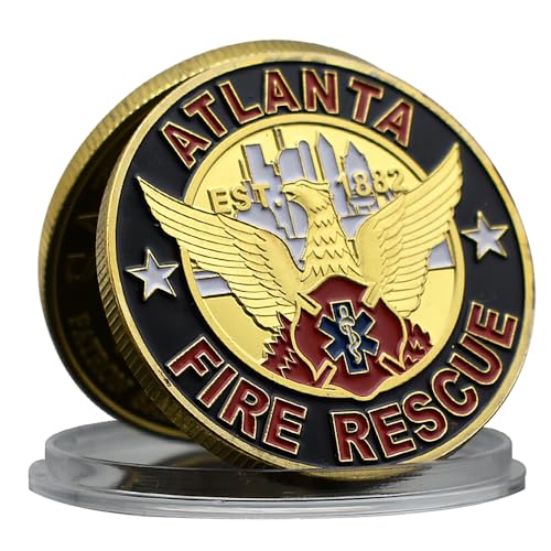 US Atlanta Fire Rescue Challenge Münze Saint Florian Schutzpatron der Feuerwehrleute Gedenkmünze Sammlung Geschenk US Atlanta Fire Rescue Challenge Münze Saint Florian Schutzpatron der Feuerwehrleute Gedenkmünze Sammlung Geschenk von Mercollection
