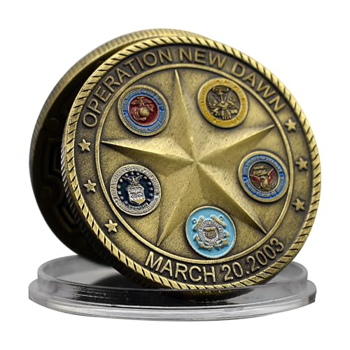 US Operation New Dawn Challenge Münze März 20.2003 Saint George Medaille Sammlung Gedenkgeschenk US Operation New Dawn Challenge Münze März 20.2003 Saint George Medaille Sammlung Gedenkgeschenk von Mercollection